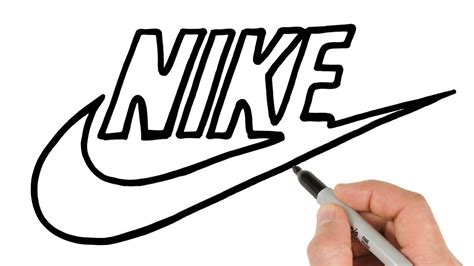 how to draw Nike logo